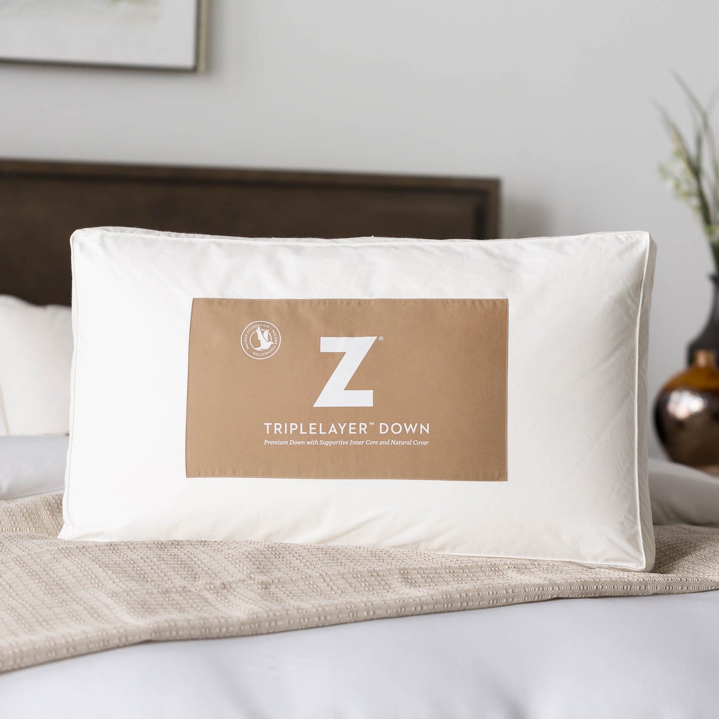 Z™ TripleLayer™ Down Pillow Queen