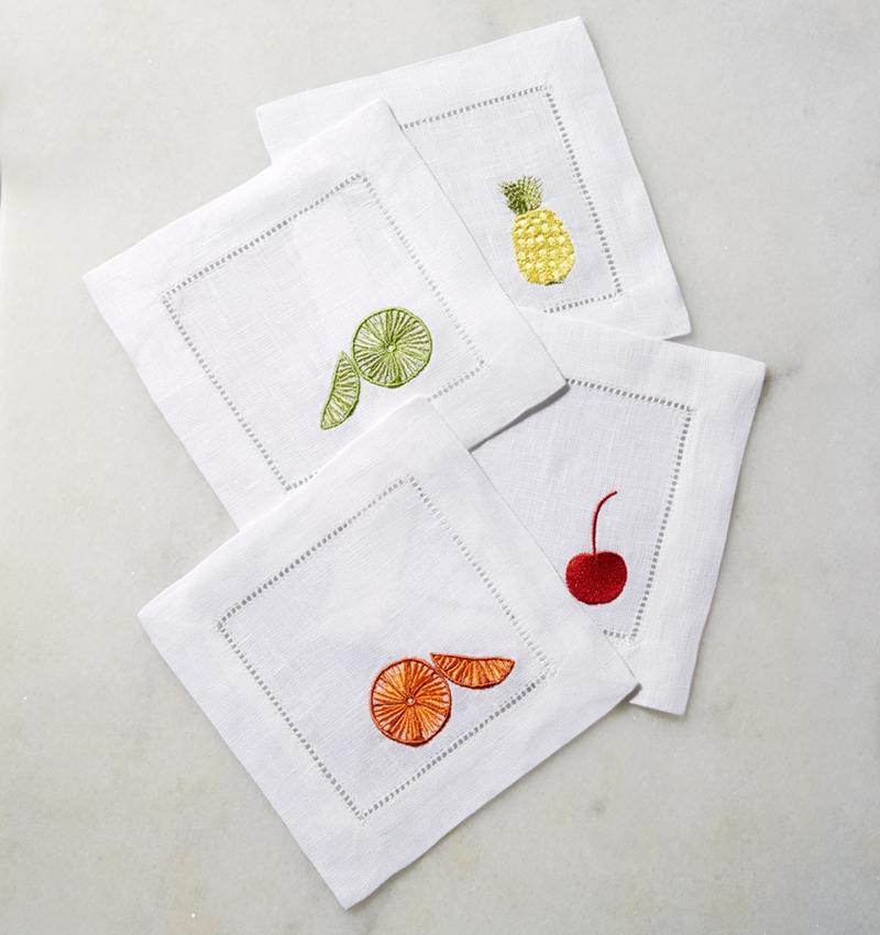 Sferra Frutta Cocktail Napkin