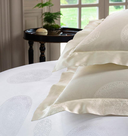 SFERRA Giza 45 Medallion Fitted Sheet